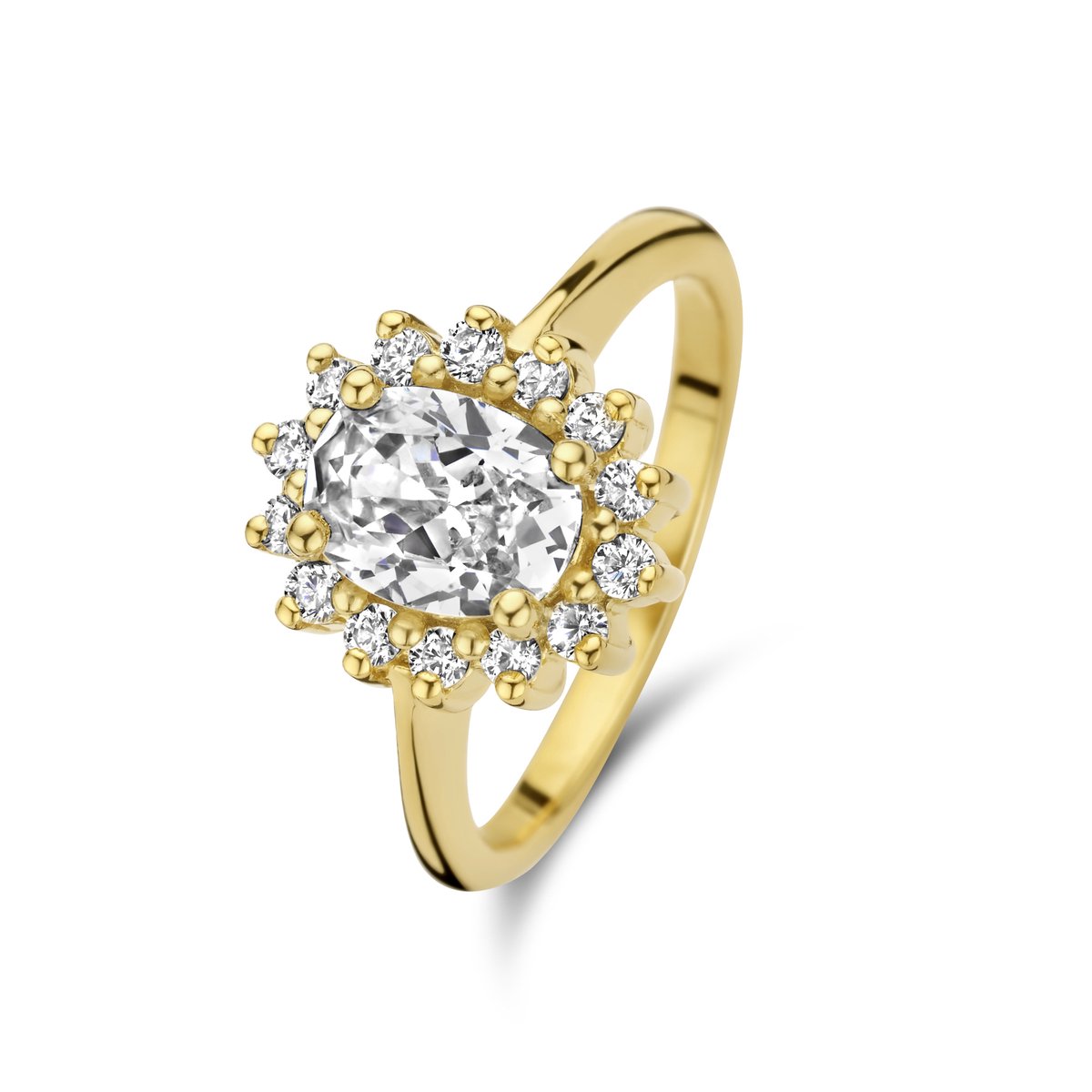 Parte Di Me Mia Colore Dames Ring Gouden plating;Zilver - Goudkleurig - 19.25 mm / maat 60