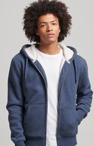 Superdry Heren Trui Essential hoodie met rits en borgvoering