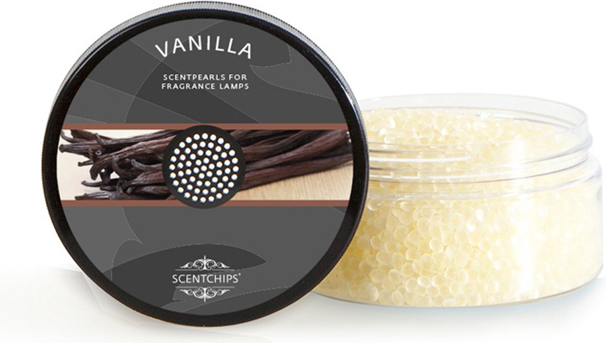 Scentchips® - Scentlamp wit met Scentpearls Sandalwood - Lavendel - Vanilla