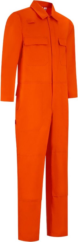 Yruioon Kinder werkoverall voor jongens, lange mouwen, jumpsuit met ritssluiting, beschermpak, werkcombinatie, schilderspak, monteurwerkkleding, rood, 146-152