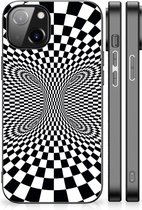 Smartphone Hoesje Geschikt voor iPhone 14 Bumper Hoesje met Zwarte rand Illusie