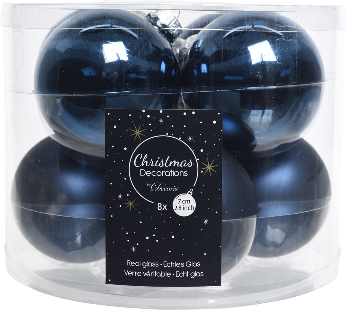 Decoris Lot De 12 Boules De Noël Incassables 60 Mm – Finition Brillant & Mat Rouge Festif, Décorations Sapin Durables