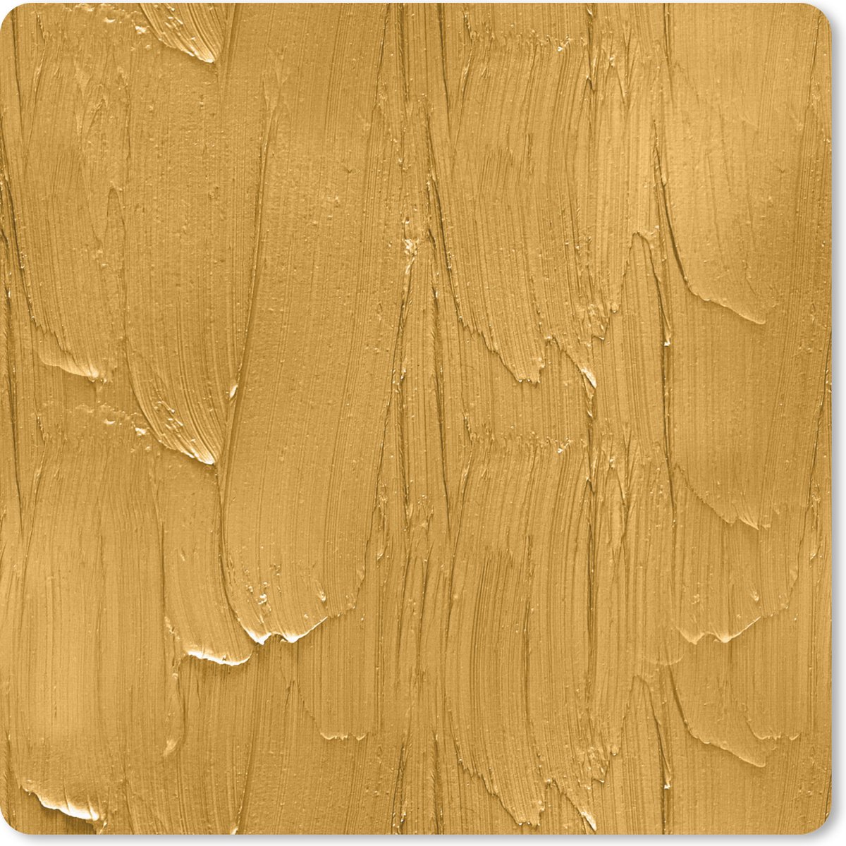 Muismat 30x30 cm - Mousepad Verf - Patronen - Oker - Muismatten