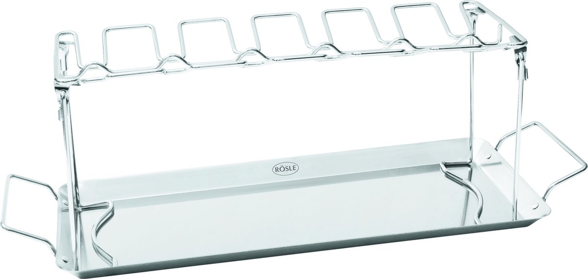Rösle Barbecue Braadrek - Geschikt voor Kippenbouten - 47x16x5 cm