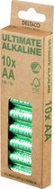 Deltaco Ultimate Alkaline - Pile AA - Nordic Ecolabel - 10 pièces