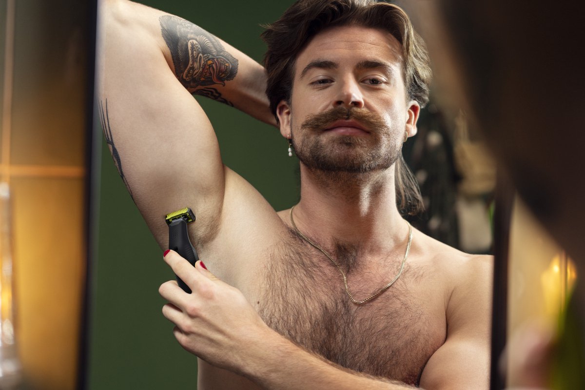 Philips OneBlade Pro 360 Face + Body QP6551/30 - Trimmer, scheerapparaat en styler - 360 Blade thumbnail 6