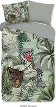 Pure Dekbedovertrek "jungle print" - Groen - (240x200/220 cm) - Microfiber