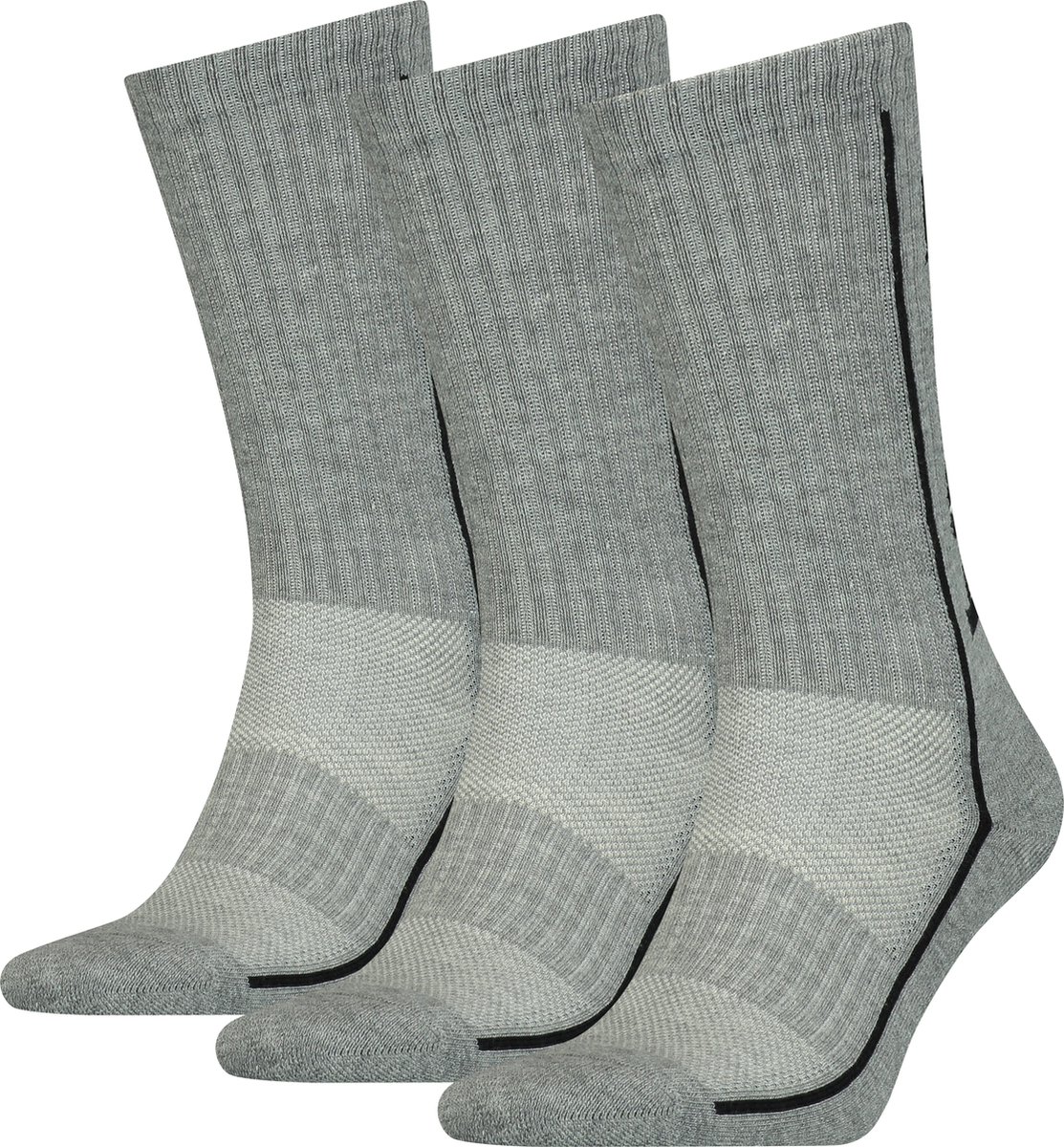 HEAD Sokken Performance Crew 3-pack -35/38 Grijs