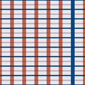 Mistral Home - Dekbedovertrek - Duurzaam - 100% katoen - 200x200+2x65x65 cm - Cassan - Blauw, wit, rood