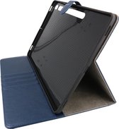 Étui pour tablette - Étui de livre Premium de gamme - Convient pour Samsung Tab S8 Plus - Tab S7 Plus - Marine