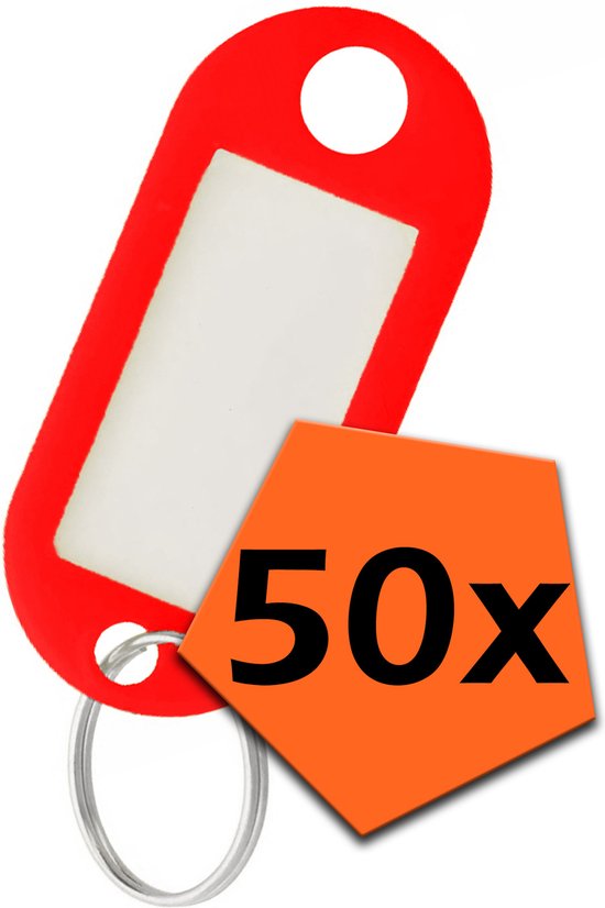 Porte-clés Étiquette de bagage Porte-clés colorés Porte-clés Porte-clés -clés - 50x