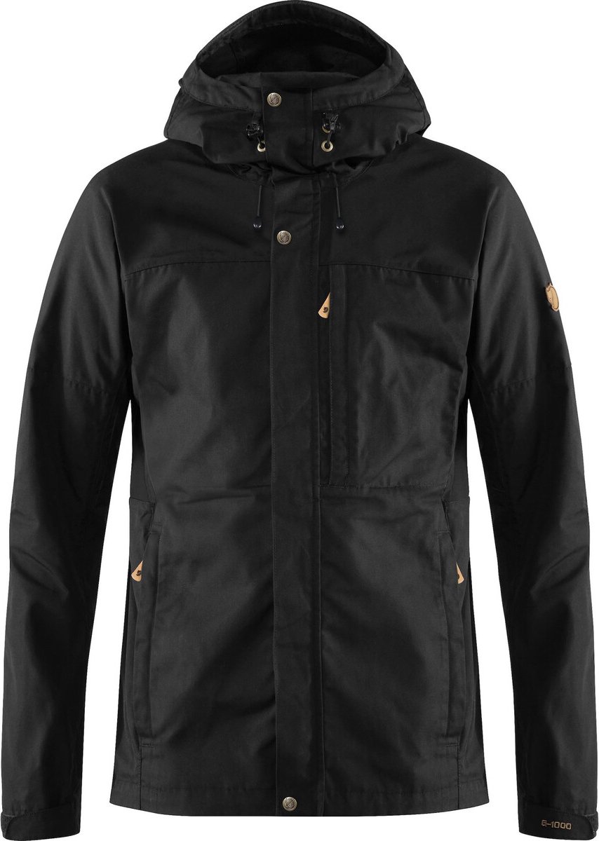 Fjällräven Kaipak Jack Heren Outdoor Jas Zwart
