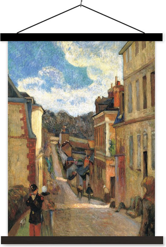Rue Jouvenet à Rouen - Peinture de Paul Gauguin 60x80 cm | bol.com