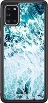 Casimoda® hoesje - Geschikt voor Samsung Galaxy A31 - Oceaan - Zwart TPU Backcover - Water - Blauw