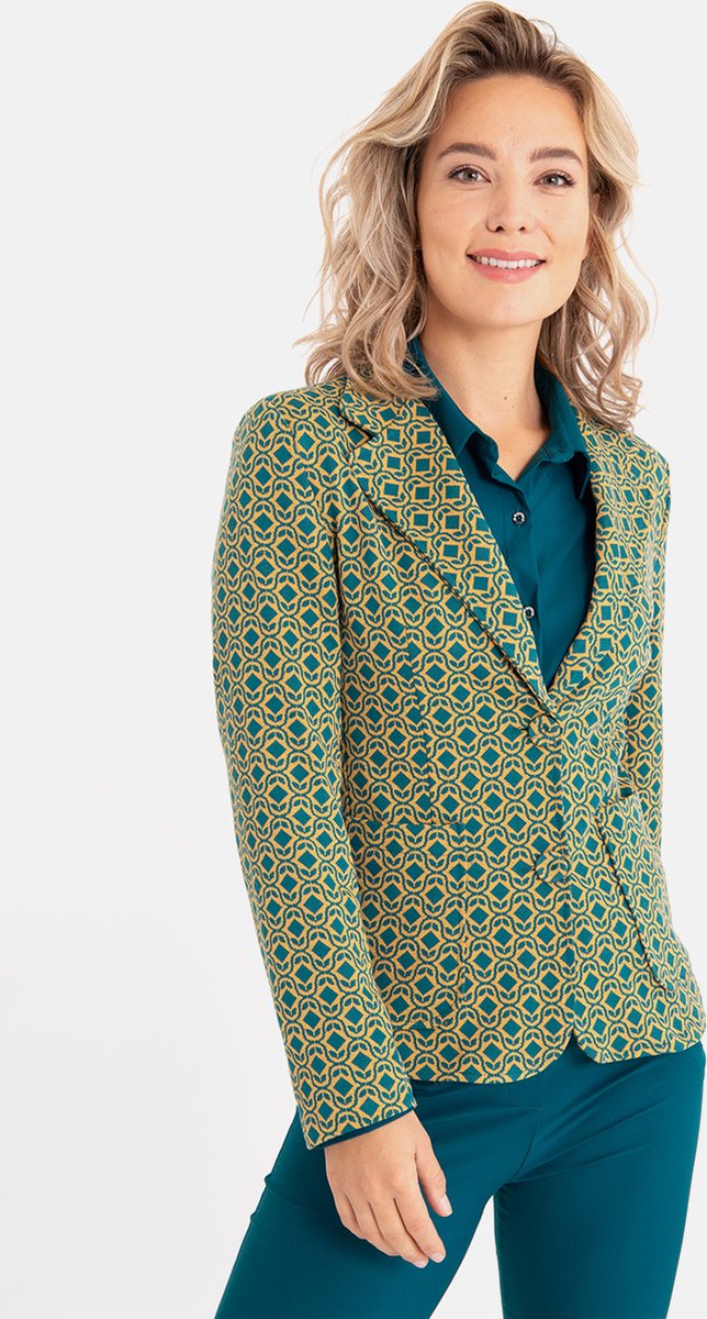 Blauwe Blazer van Je m'appelle - Dames - Maat 2XL - 1 maat beschikbaar