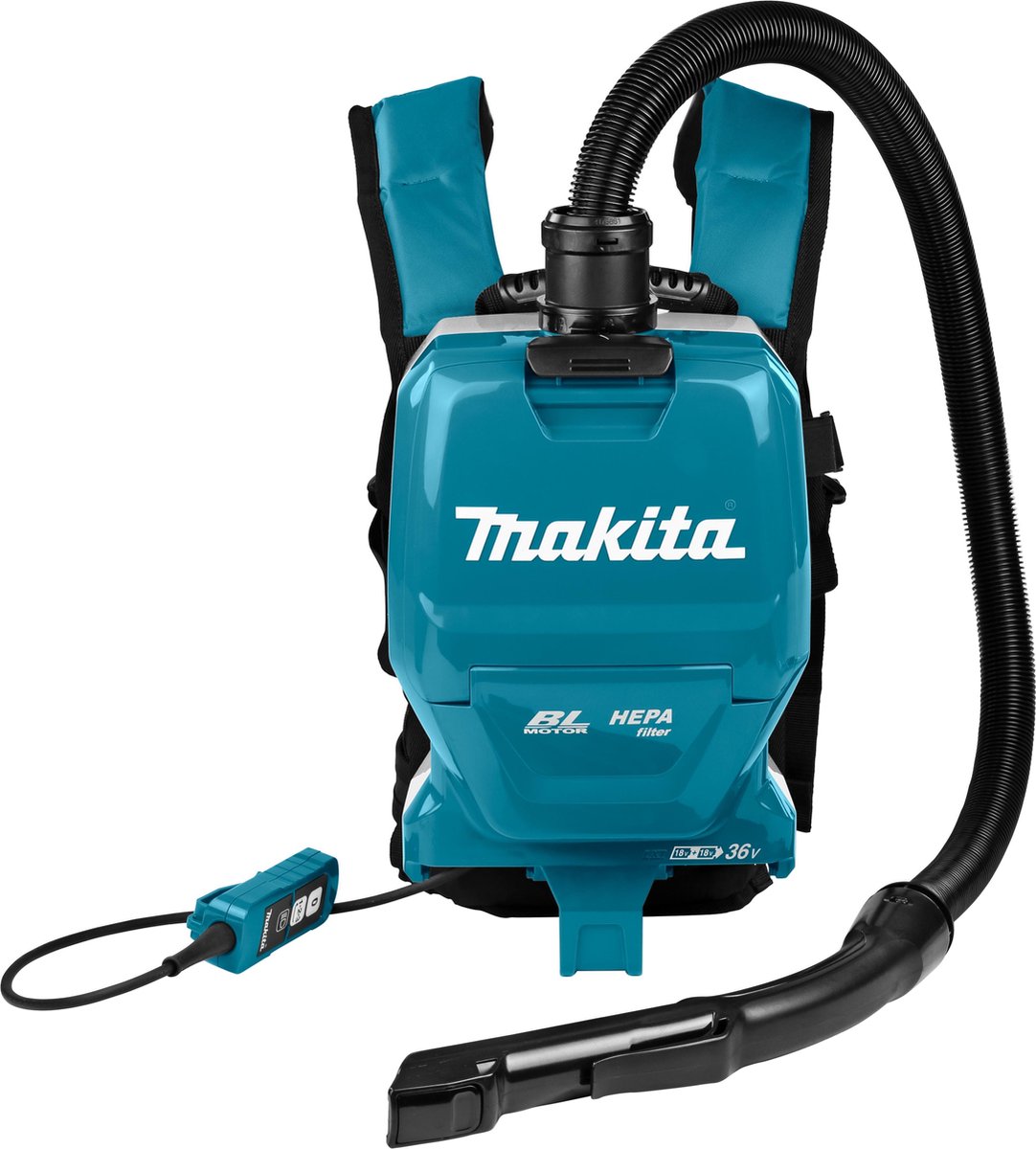 Haarzelf Strak Idool Makita DVC261ZX11 2x18 V Rugstofzuiger voor schoonmaak Basic Body | bol.com