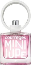 MULTIBUNDEL 2 stuks Courrèges Mini Jupe Eau De Perfume Spray 50ml