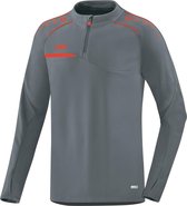 Jako - Zip top Prestige - Zip top Prestige - XXS - steengrijs/flame