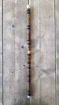 Dizi - Traditionele Chinese Fluit  + Alle Accessoires - Bamboe - Hoge Kwaliteit D (Middel)