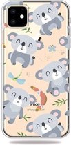 GadgetBay Lief Flexibel Koala Hoesje iPhone 11 TPU case - Doorzichtig