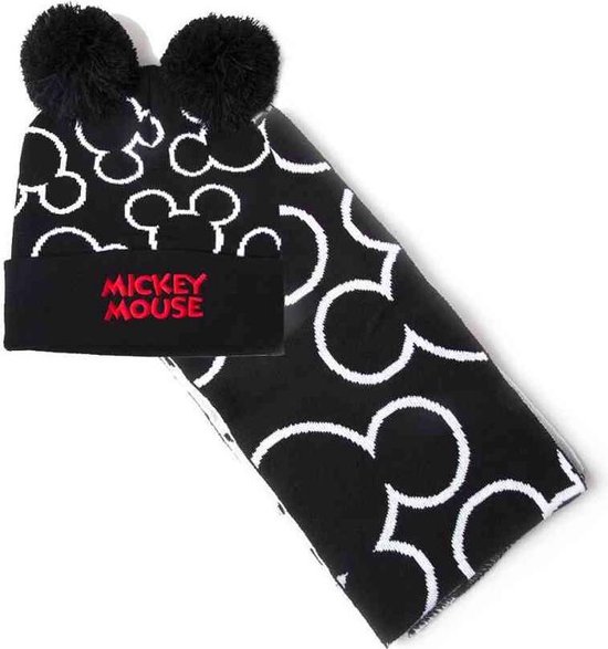 Mickey Mouse - Coffret cadeau bonnet et écharpe | bol.com