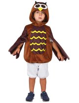 LUCIDA - Bruine uil outfit voor kinderen - XS 92/104 (3-4 jaar)