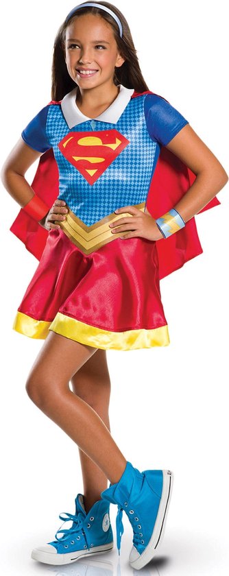 Continu Puur Zichtbaar DC SHG Supergirl Child - Kostuum Kind - Maat S - 98/104 - Carnavalskleding  | bol.com