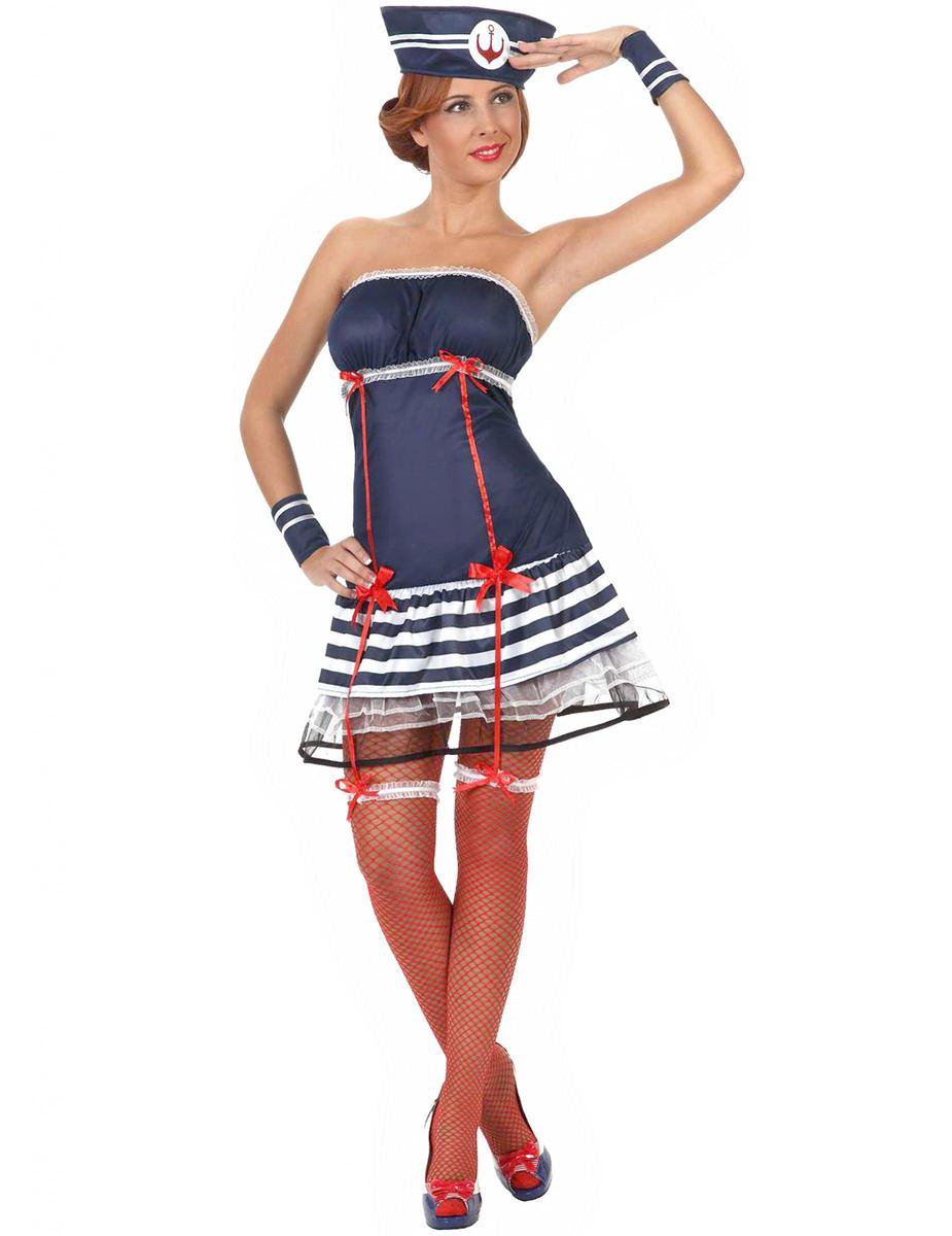 Sexy marinierskostuum voor volwassenen - Verkleedkleding - XS/S