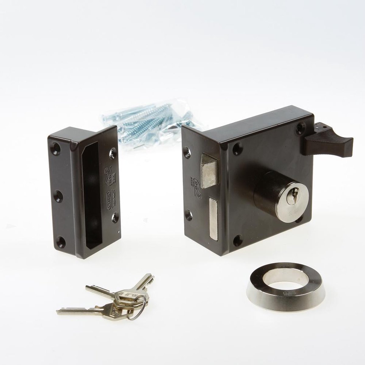 Yale oplegslot 614-50 mm DIN links naar binnen draaiend losse Yale oplegslot 614-50 mm DIN links naar binnen draaiend losse