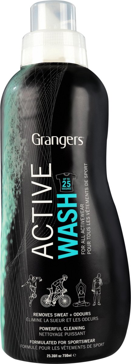 Grangers Active Wash 750 ml | sportwasmiddel - sportkleding, elastisch, wasmiddel