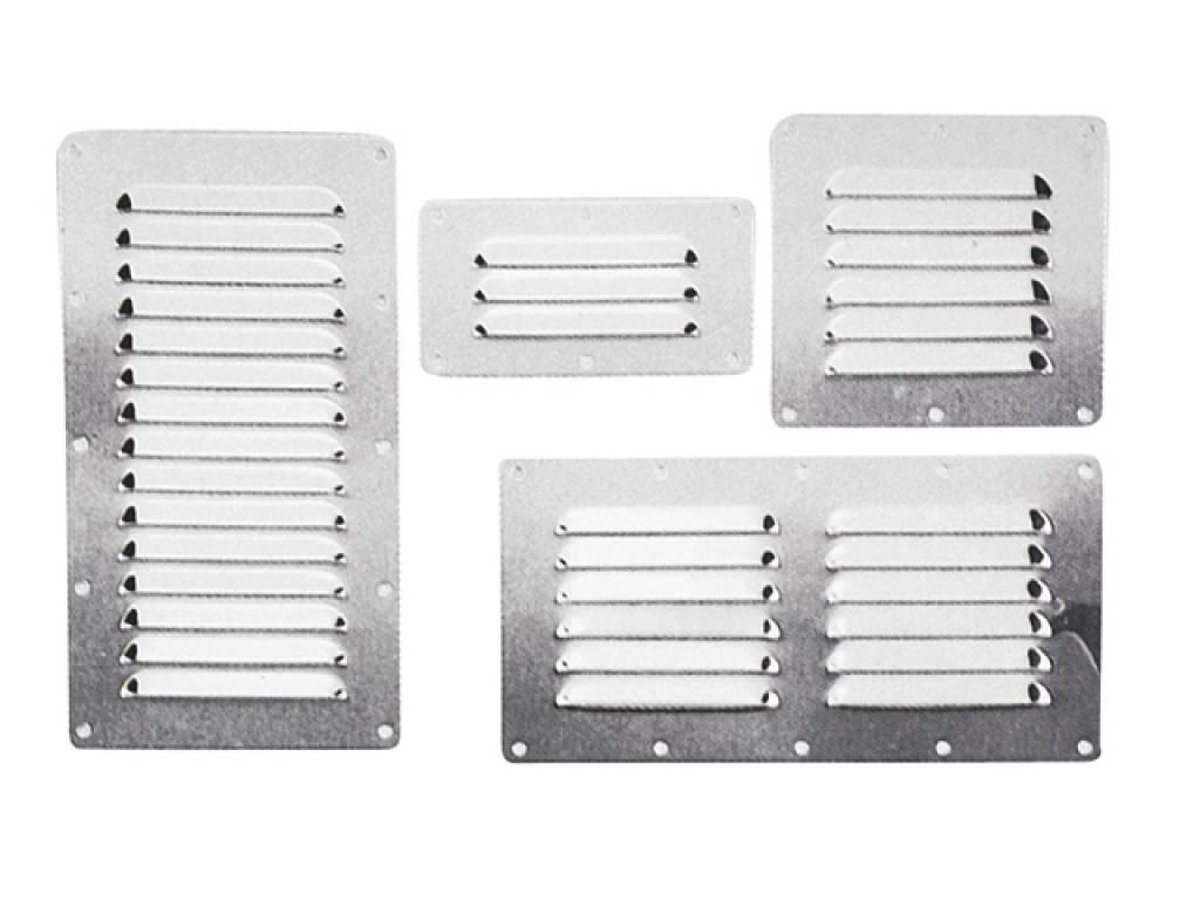 Talamex Ventilatierooster Breedte 127 Hoogte 231 mm Enkel