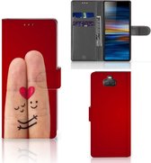 Sony Xperia 10 Wallet Case met Pasjes Liefde