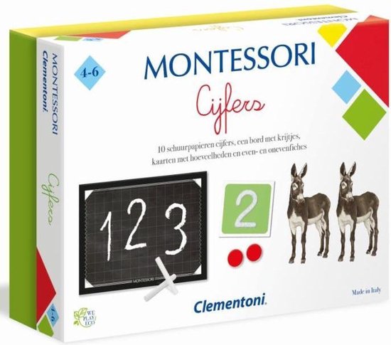 Afbeelding van het spel Clementoni - Cijfers Montessori - Educatief spel