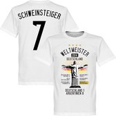 Duitsland Road To Victory Schweinsteiger T-Shirt - XXL