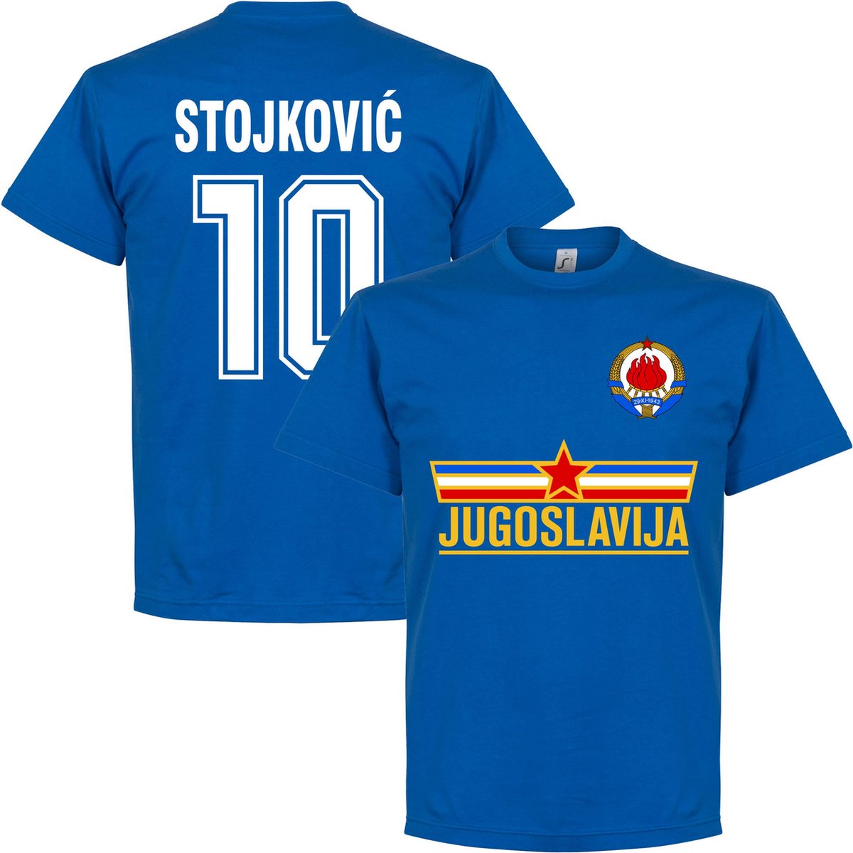 Joegoslavië Stojkovic Team T-shirt - XL