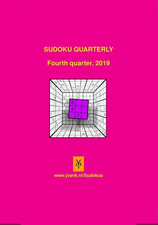 Sudoku quarterly Fourth quarter 2019