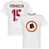 AS Roma Retro Vermaelen 15 T-Shirt - XS