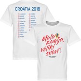 Kroatië Mala Zemlja, Veliki Snovi WK 2018 Selectie T-Shirt - Wit - M