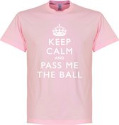 Keep Calm And Pass The Ball T-Shirt - L