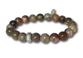 Kralen armband Jasper natuursteen