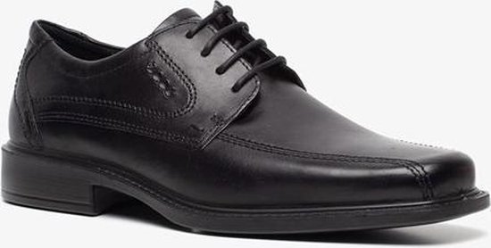 Chaussures à lacets ECCO New Jersey en cuir pour hommes - Noir - Taille 40  | bol.com