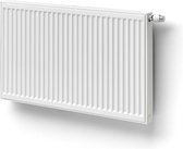 Henrad Premium ECO paneelradiator 70x60cm type 22 1094watt 4 aansluitingen Staal Wit Glans