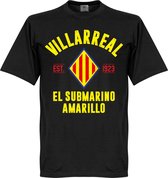 Villarreal Established T-Shirt - Zwart - M