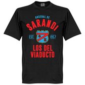 Arsenal de Sarandi Established T-Shirt - Zwart  - XXXXL