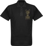 Liverpool Champions League 2019 Trophy Polo - Zwart  - XL