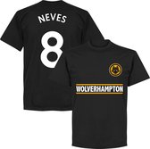 Wolverhampton Neves 8 Team T-Shirt - Zwart - XL