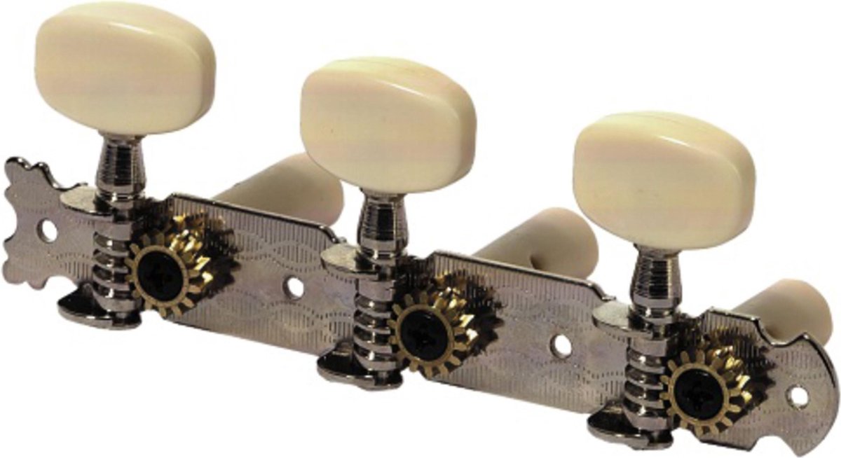 Gewa mechaniek concert klassiek Git Nylonwellen 10 mm - Stemmechaniek voor gitaar