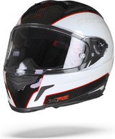 Nexx X.R2 Carbon Wit Rood Zwart Integraalhelm - Motorhelm - Maat S