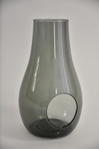 Kruiken En Flessen - Vase+hole D18xh30.5 Grey