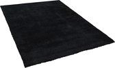 DEMRE - Shaggy vloerkleed - Zwart - 200 x 200 cm - Polyester